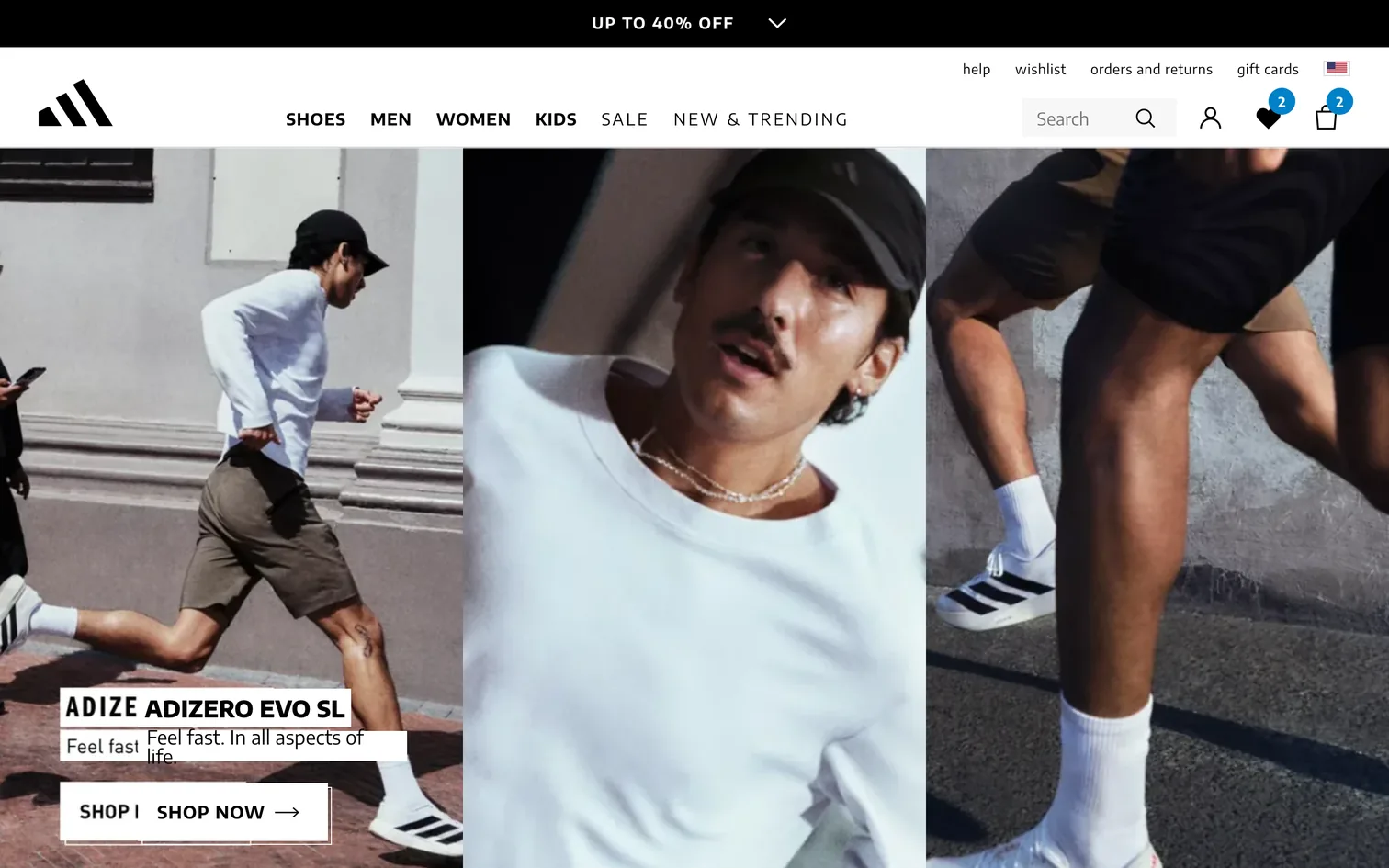 adidas — Category grid — Men
